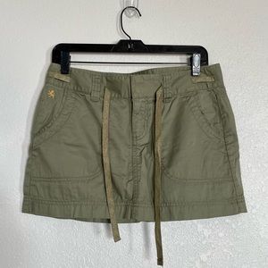 Express Green Cotton Skirt - Size 4